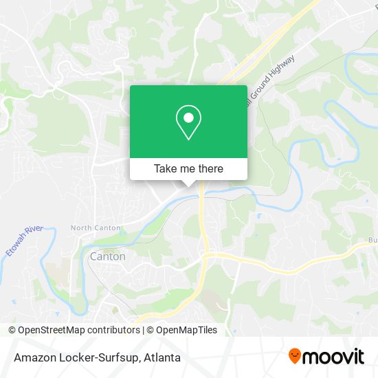 Mapa de Amazon Locker-Surfsup