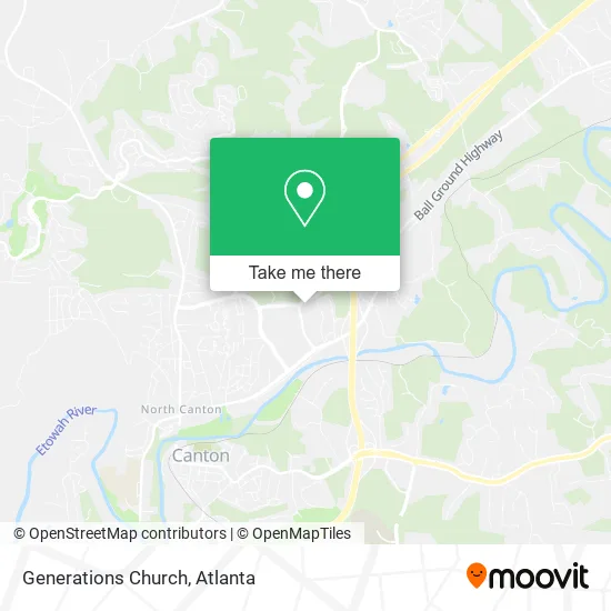 Generations Church map