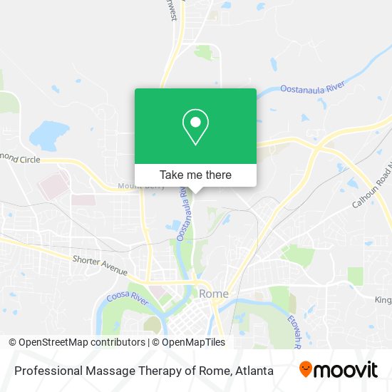 Mapa de Professional Massage Therapy of Rome