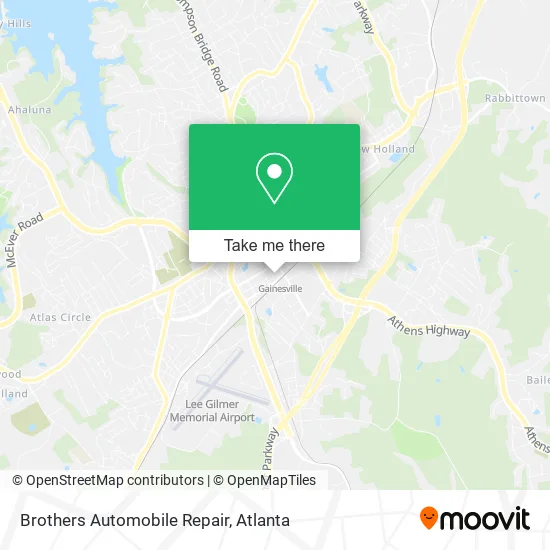 Brothers Automobile Repair map