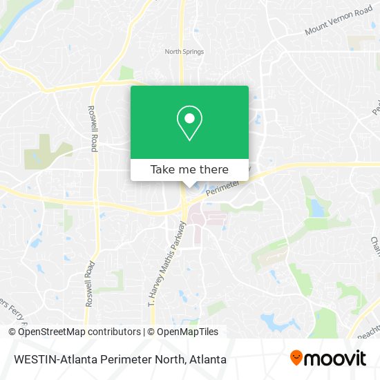 Mapa de WESTIN-Atlanta Perimeter North