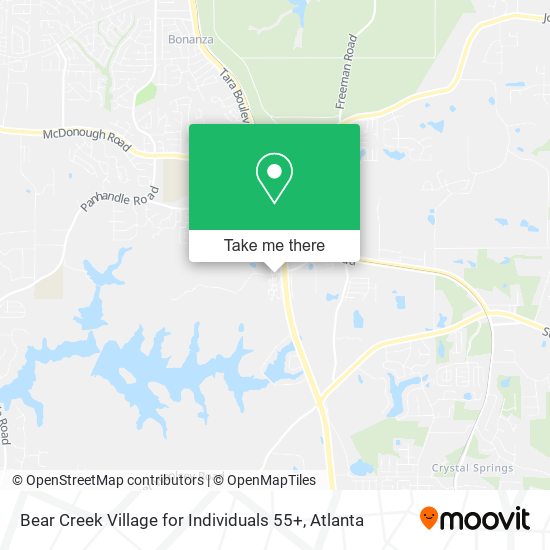 Mapa de Bear Creek Village for Individuals 55+