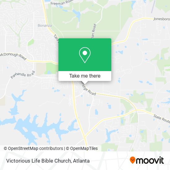 Victorious Life Bible Church map