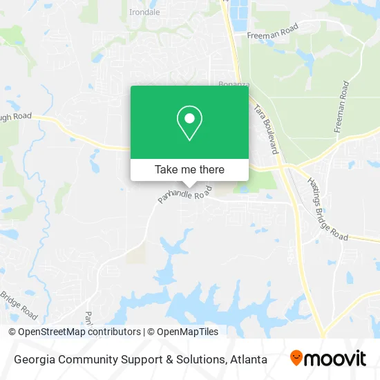 Mapa de Georgia Community Support & Solutions