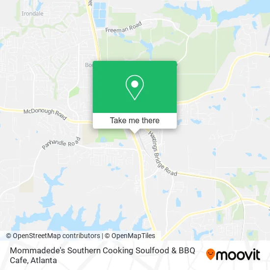 Mapa de Mommadede's Southern Cooking Soulfood & BBQ Cafe