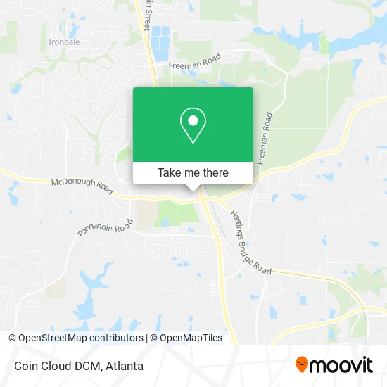 Mapa de Coin Cloud DCM