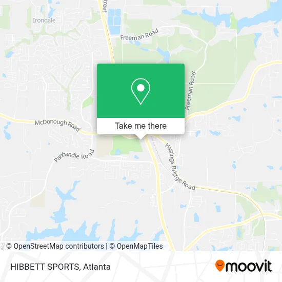 HIBBETT SPORTS map