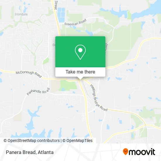Mapa de Panera Bread