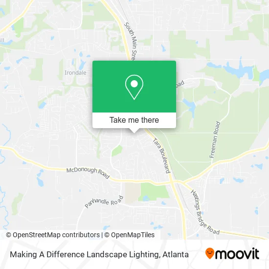 Mapa de Making A Difference Landscape Lighting