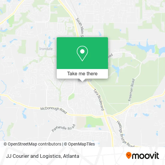 Mapa de JJ Courier and Logistics