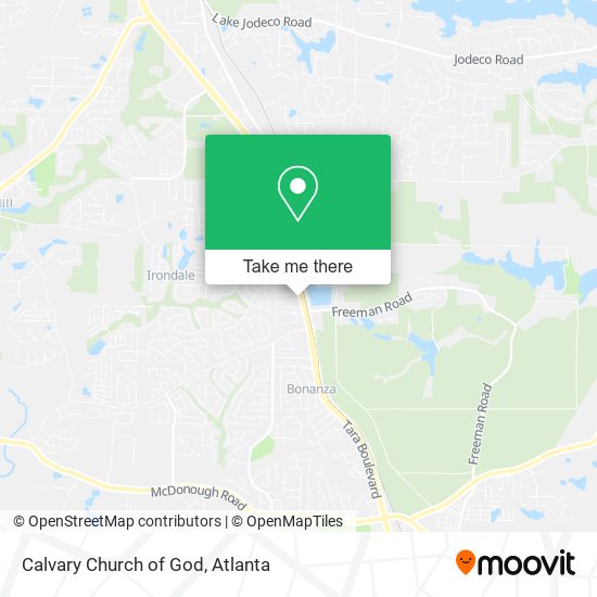 Calvary Church of God map