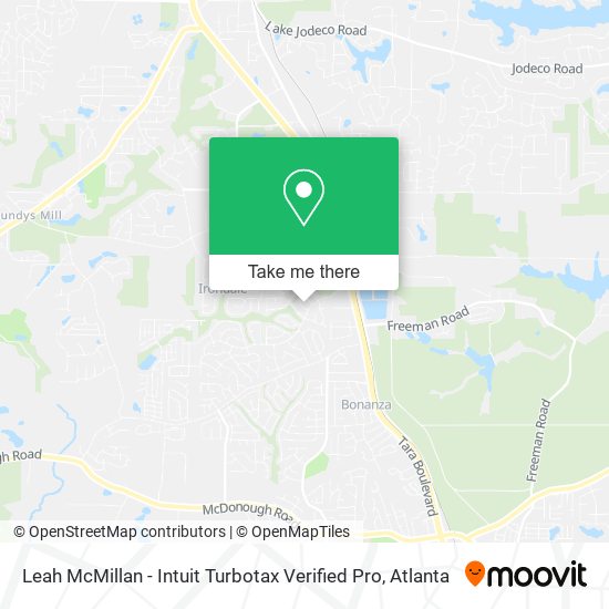 Mapa de Leah McMillan - Intuit Turbotax Verified Pro