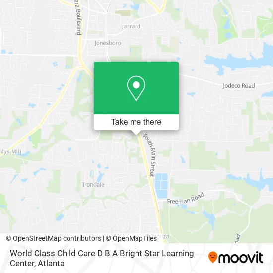 World Class Child Care D B A Bright Star Learning Center map