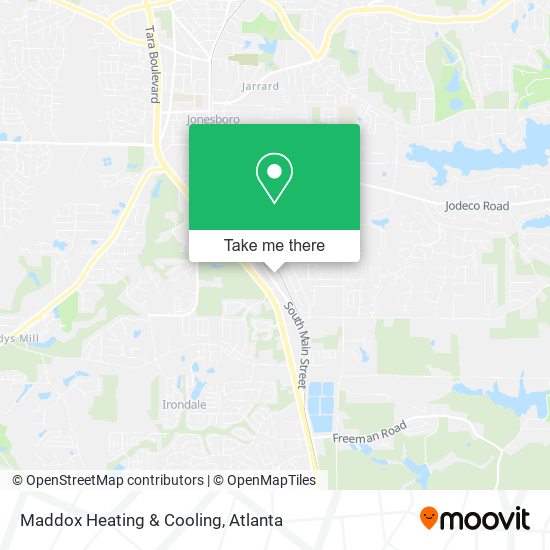 Maddox Heating & Cooling map