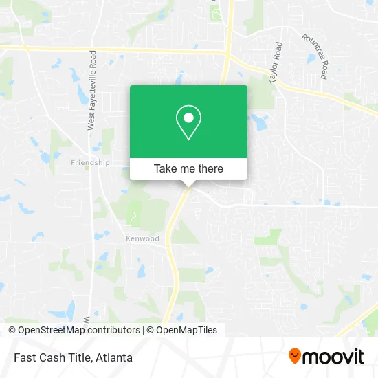 Mapa de Fast Cash Title