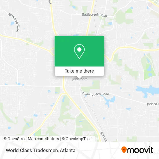 World Class Tradesmen map