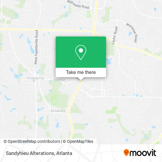 Mapa de Sandyhieu Alterations