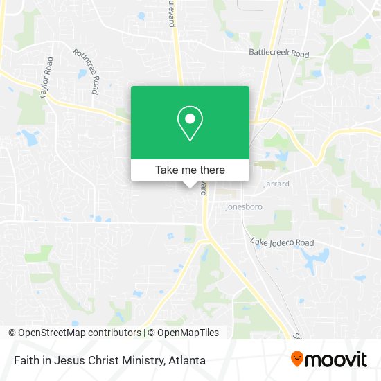 Faith in Jesus Christ Ministry map