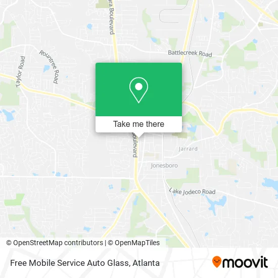 Free Mobile Service Auto Glass map