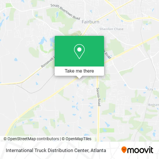 Mapa de International Truck Distribution Center
