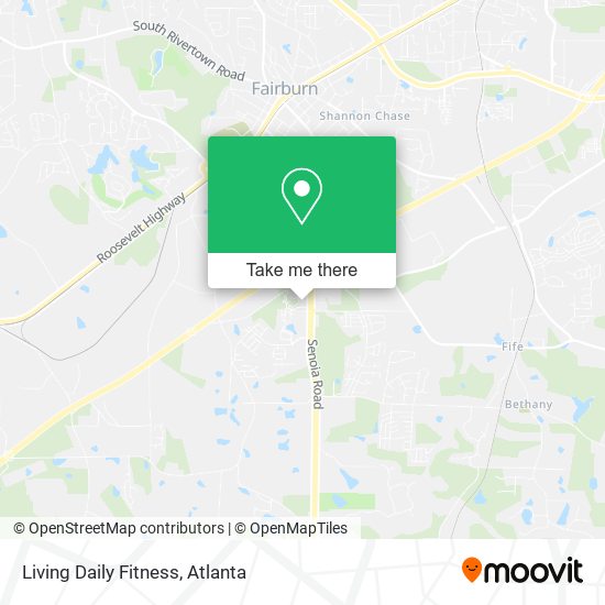 Living Daily Fitness map