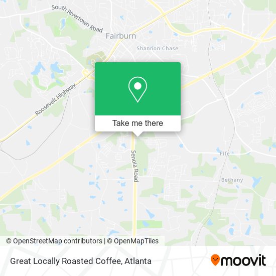 Great Locally Roasted Coffee map
