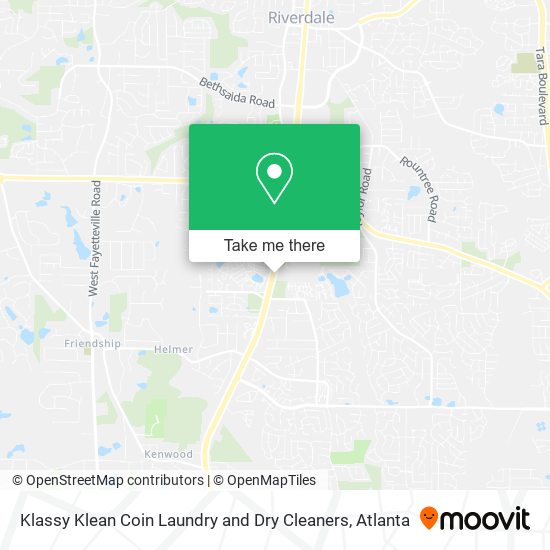 Mapa de Klassy Klean Coin Laundry and Dry Cleaners