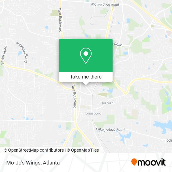 Mo-Jo's Wings map