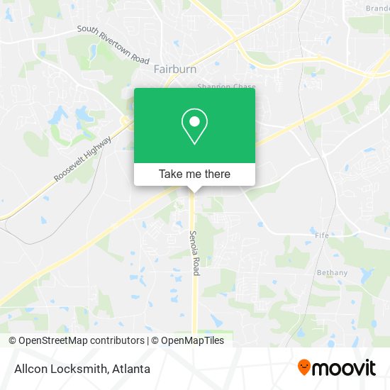 Allcon Locksmith map