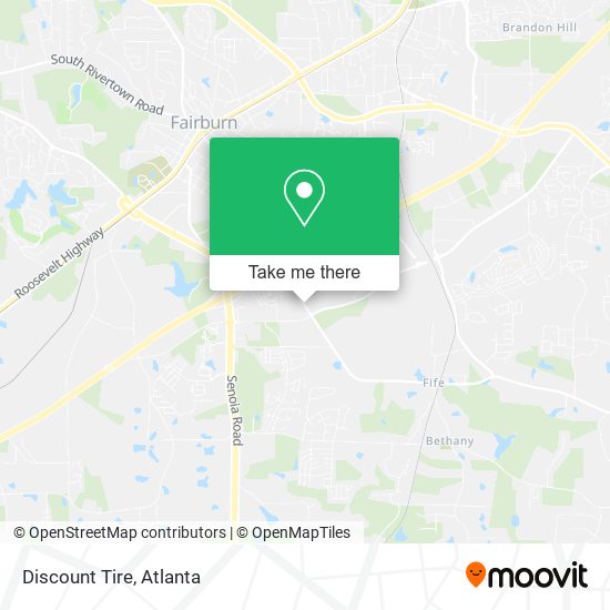 Discount Tire map