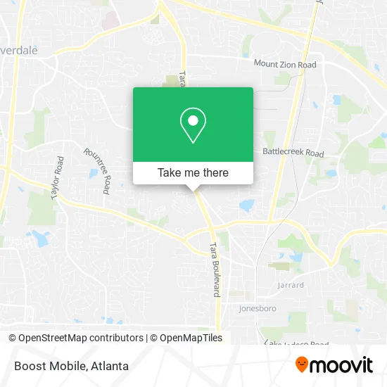 Boost Mobile map