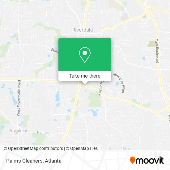 Palms Cleaners map