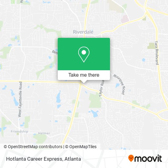 Hotlanta Career Express map
