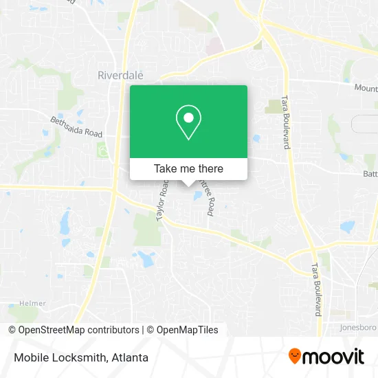 Mobile Locksmith map