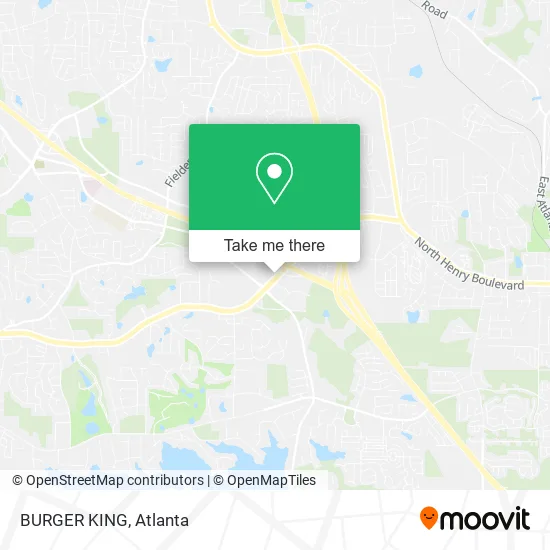 BURGER KING map