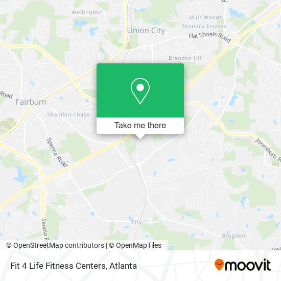 Mapa de Fit 4 Life Fitness Centers