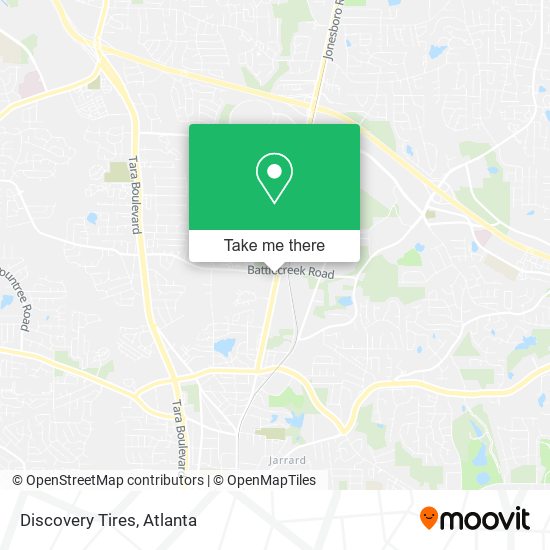 Discovery Tires map