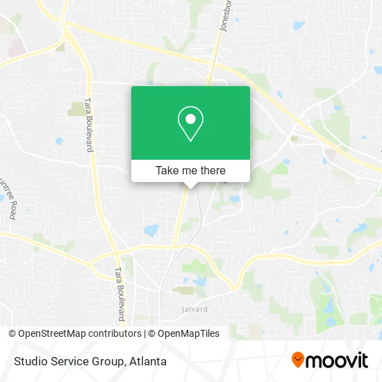 Studio Service Group map