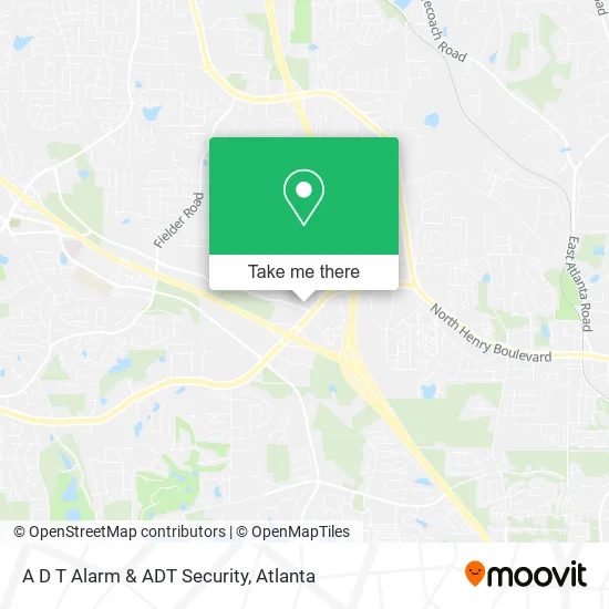 A D T Alarm & ADT Security map