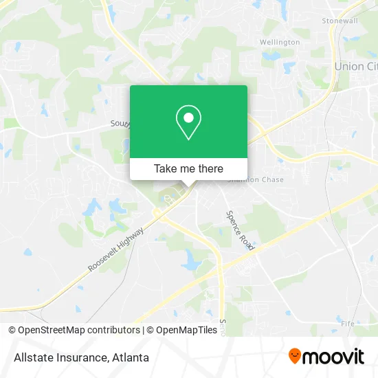 Allstate Insurance map