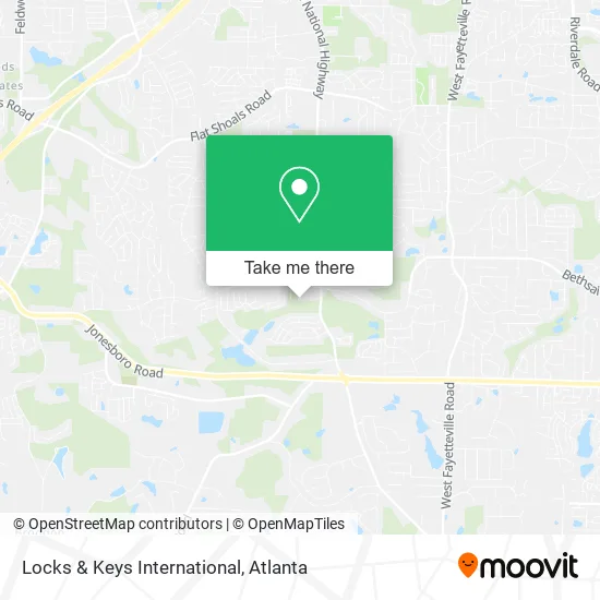 Locks & Keys International map