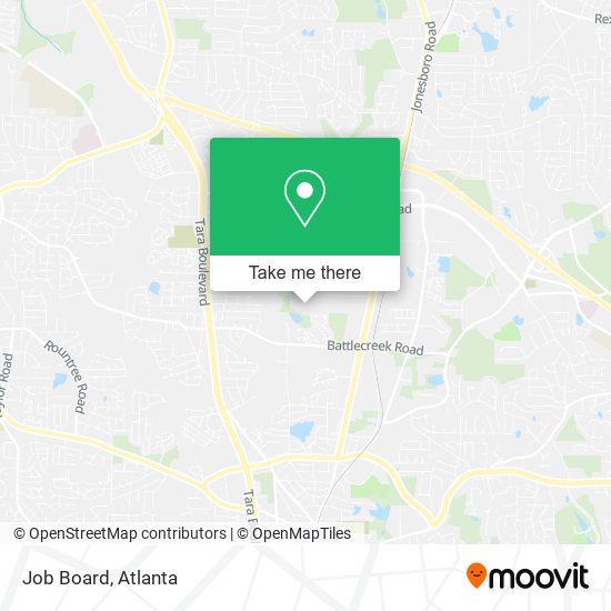 Job Board map