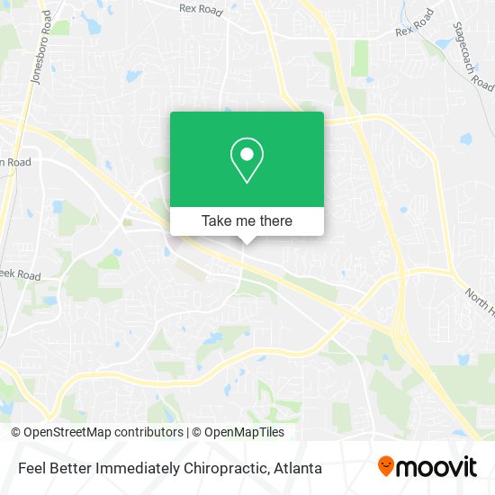 Feel Better Immediately Chiropractic map