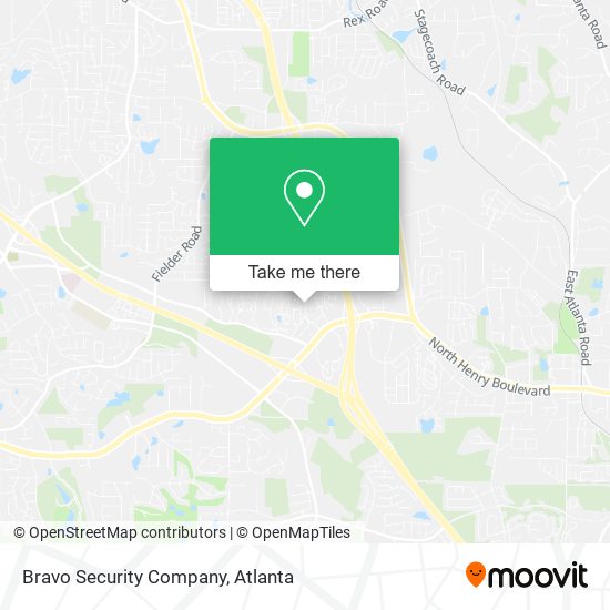 Mapa de Bravo Security Company