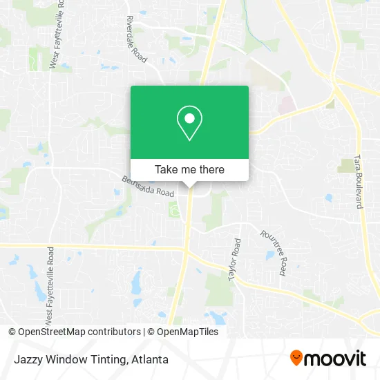 Jazzy Window Tinting map