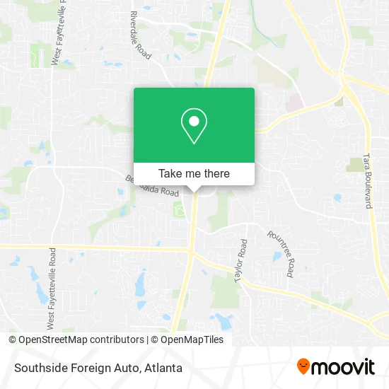 Southside Foreign Auto map