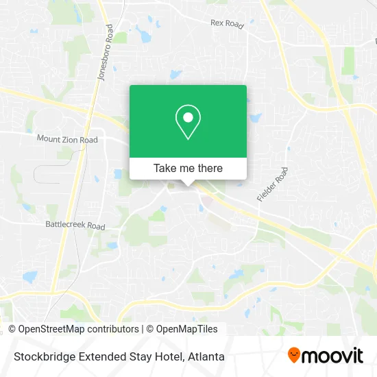Stockbridge Extended Stay Hotel map