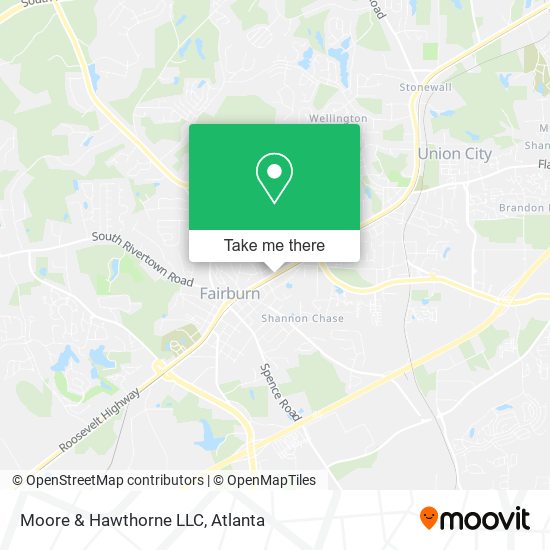 Mapa de Moore & Hawthorne LLC