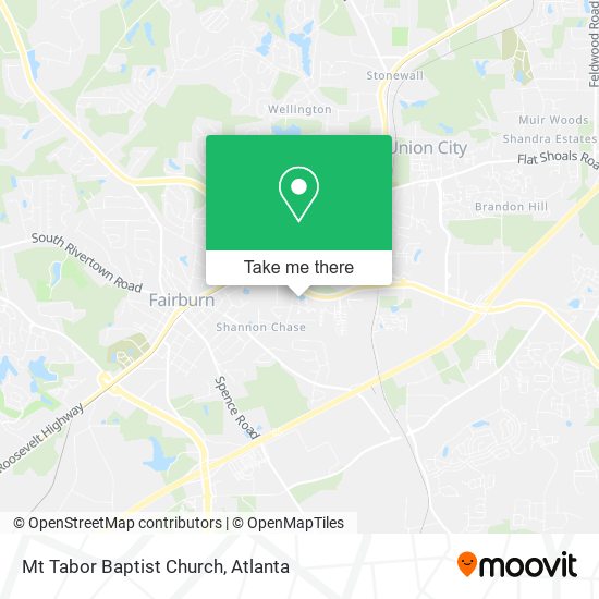 Mapa de Mt Tabor Baptist Church