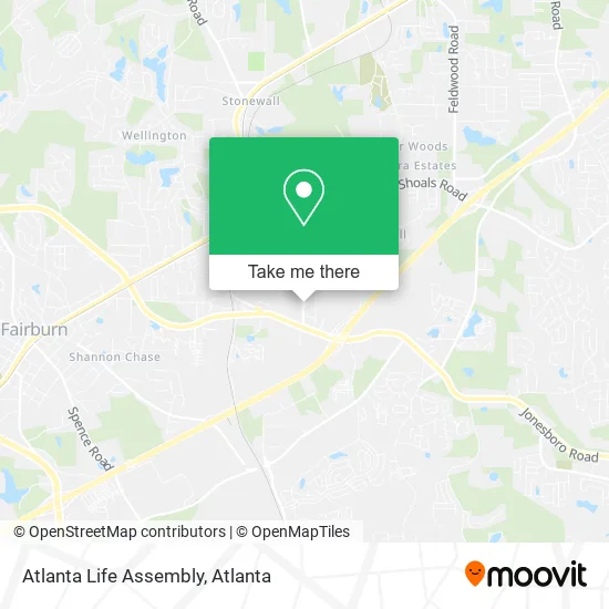 Atlanta Life Assembly map